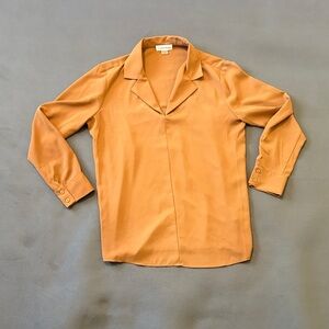 Calvin Klein Women's Blouse in Tan